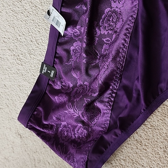 BNWT Torrid Purple High Rise Shaping thong sz 3x - Picture 7 of 14